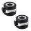 Kit com 2 Rodízios Ocos HomeRack de 60 mm (2,5 Polegadas) com Freio, Compatíveis com Furo Roscado Padrão M8. 1