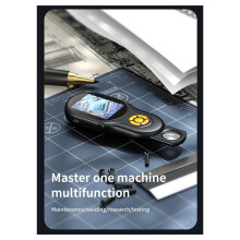 500X Magnification Digital Microscope 2MP Magnifying Glass with 8Light for Electronics Repair Video Coins Microscopio