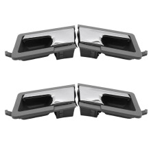 4x Car Interior Chrome Left/Right Inner Door Handle Replacement for T4 1990-2003 Car Accessories