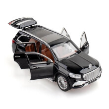 (White, 1/24-20.5x9x6cm) 1/24 Scale Benz Maybach GLS600 Alloy Model Car Children's Toy Car Gift Ornaments Simulation SUV Car Model Boys Collection