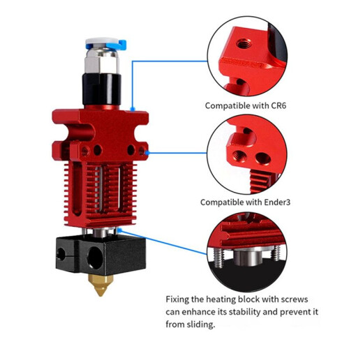 Hotend Extrusion  Kit for CR-6 SE 3D Printer Accessories 3D Printer Accessories Printhead Hotend Nozzle