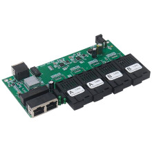 Émetteur-récepteur fibre Gigabit fiable avec 4 interfaces