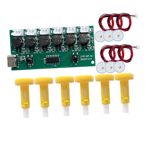 Multifunctioneel 6-mondstuk Mist Maker Luchtbevochtiger-C