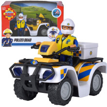 Sam il pompiere. ATV della polizia con personaggio