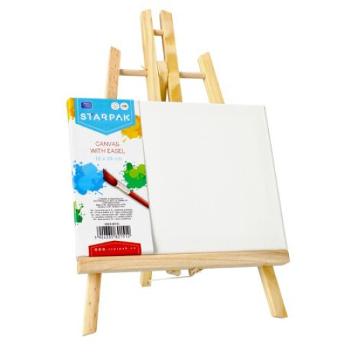 Lærred 18x24 cm med staffeli 485120
