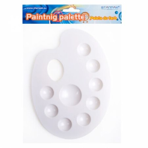 Plastik malingpalet 20 cm 236217