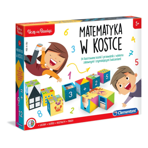 Clementoni Matematik i en terning. Et brætspil. Clementoni