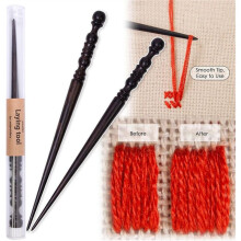 Laying Tool for Needlepoint Wooden Quilting Thread Guide Handheld Pressing Tool Aid for Studio Home Traveling
