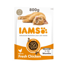 IAMS Kitten Dry Cat Food Chicken 800g