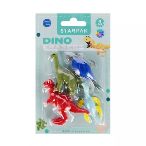 Viskelæder. Dino Puslespil 3D