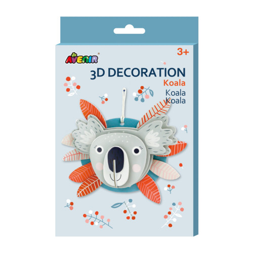 Gør-det-selv 3D Koala-dekoration