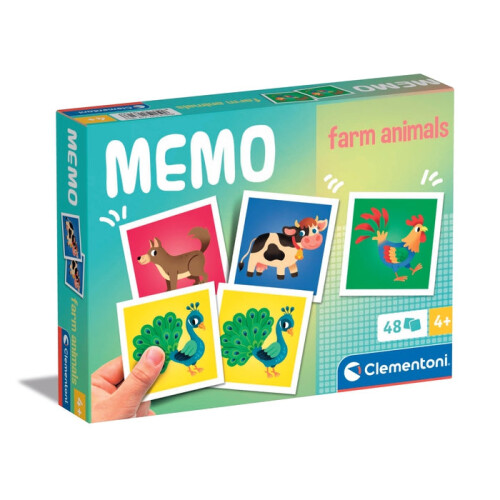 Clementoni Memo. Dyr på gården