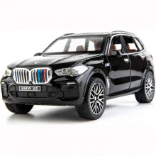 (Blue, 1:32-Size:16.5*7.5*6.5cm) Compatible for BMW X5 SUV Model Car Toy, Zinc Alloy Pull Back Toy Car with Sound and Light for Kids Boy Girl Gift