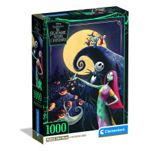 Puzzle da 1000 pezzi. Nightmare Before Christmas in versione compatta.