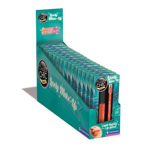 Clementoni Crazy Chic. Lipgloss og lipliner. Tropisk stemning.