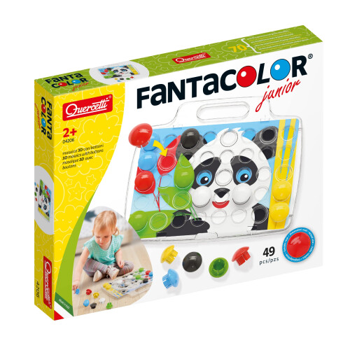 Quercetti. Pixel Mosaic Junior Basic. 40 brikker