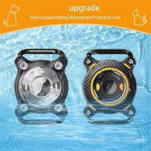 AirTag Holder for Dog Cat Collar with Metal Buckle Aluminum Sheet Waterproof Protective Case for Airtags Collar Holder B