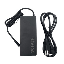Para NerdQaxe++12V 10A Adaptador de Alimentação para SupraHex 702/NerdQaxe++ 4.8T ASIC Miner Adaptador de Alimentação 12V 10A Plugue EUA
