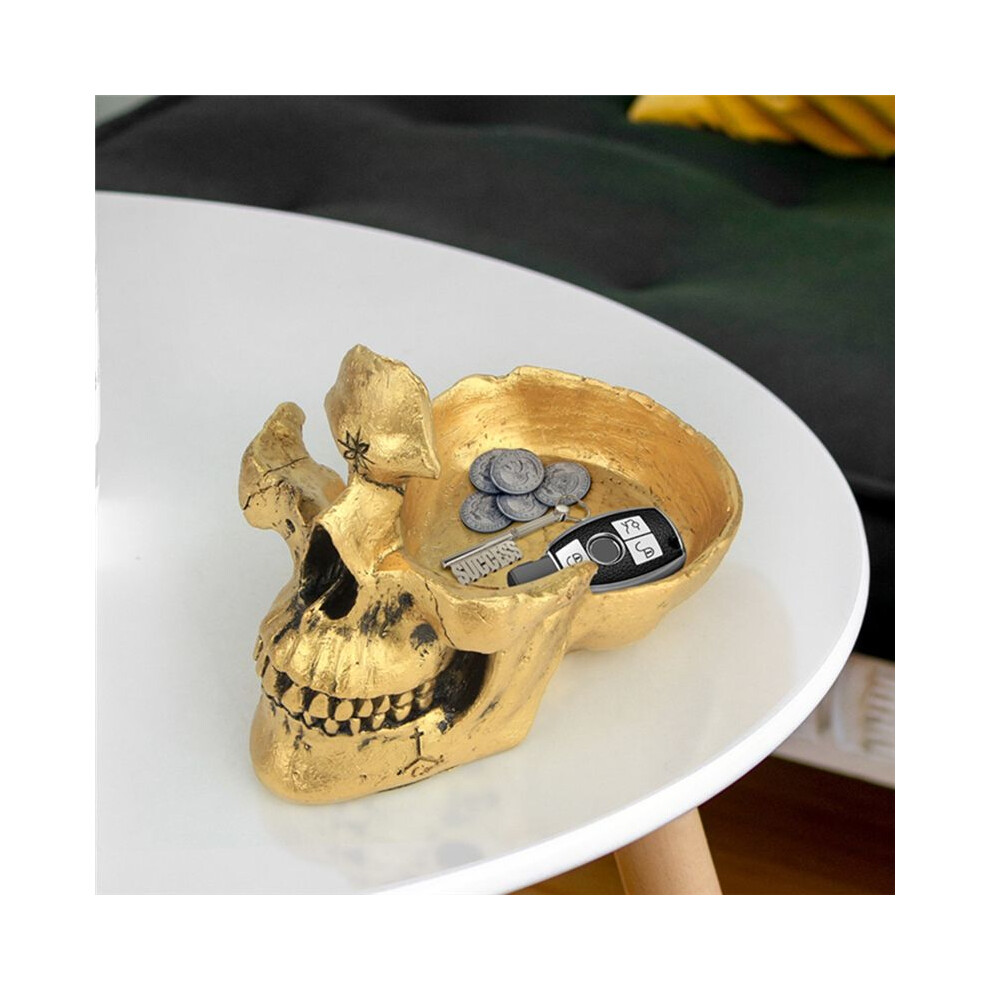 Skull Glasses Stand Holder,Eyeglasses Holder, Sunglasses Spectacle Display Rack, Key Holder Resin Sculptures