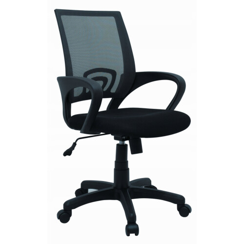 QZY-1121 drejestol sort