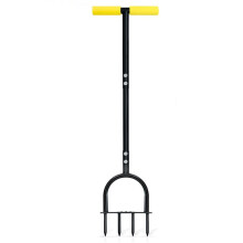 Heavy-Duty Metal Half-Moon Shovel - Ergonomic Handle for Lawn Trimming, Patios & Gardens