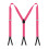 Comfortable Adjustable Length Suspenders Unique Y Shape-Pink 1