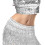 Ensemble bustier élastique et jupe à franges fluide pour les-Or 5