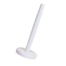 Simple Wood Vertical Tissue Holder Rack Tissue Stand-White