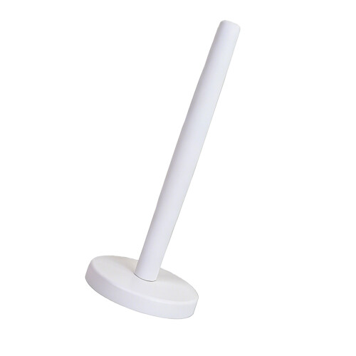 Simple Wood Vertical Tissue Holder Rack Tissue Stand-White