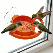 Suction Cup Bird Feeder Window Holder Multifunctional Pet Supplies Bird Feeder Bowl Window-Mounted Feeder Shelf