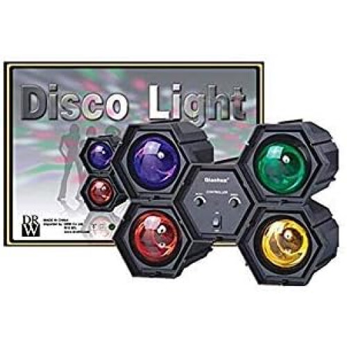 4 WAY DISCO LIGHT PARTY TIME FOR INDOOR USE