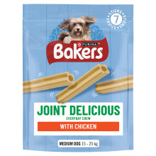 Bakers Joint Delicious Medium Chicken Dog Chews 180g (Pack of 6)