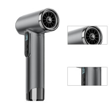 Kabelloser Haartrockner, tragbarer Haartrockner mit LED-Anzeige, 100.000 U/min, 18 W Schnellladefunktion, 200 W Leistung, 15.600 mAh Akku, G