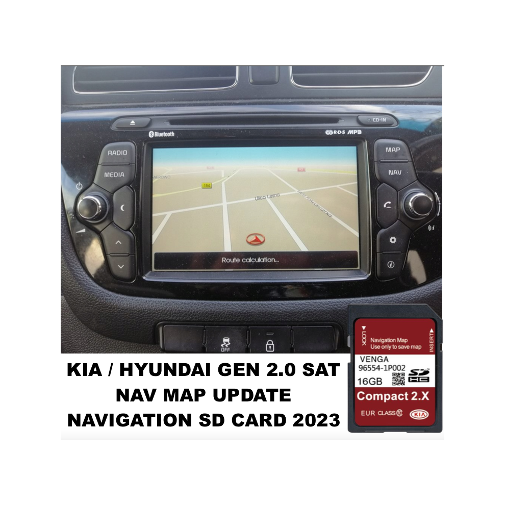Kia Hyundai Gen2 Sat Nav Map Update Sd Card Latest 7434949031093