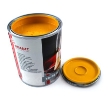 Vernice gialla di avvertimento RAL 1003 NOPOLUX WILKKENS GRANIT 1 l Barattolo