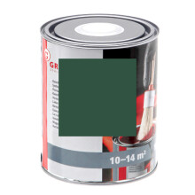 Barniz de pintura color verde pino RAL 6028 NOPOLUX WILCKENS GRANIT, lata de 1 l