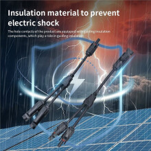 Y-Type Pv Solar Connector 1in 2out with Wire 1000v 30a Ip67 Dust-Proof Water-Resistant for Battery Pack Solar Panel