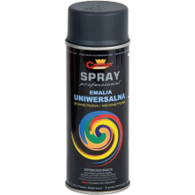 Esmalte de pintura negro mate RAL 9005 AGTECH, spray de 400 ml