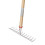 IDEAL Gartenrechen mit Stiel 1500x350mm IDEAL 1