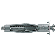 Cheville métallique creuse avec vis HM 5 x 37 SK
