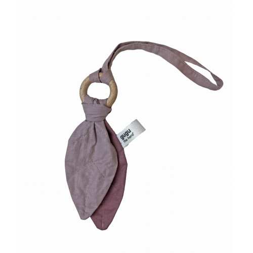 Sensoriske blade i en rusten pink farve