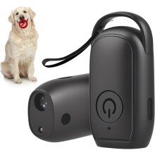 Repellente per cani a ultrasuoni portatile, dispositivo di deterrenza efficace per la sicurezza all'aperto, silenziatore per cani