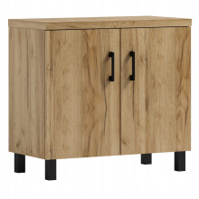 Meuble vasque ROCO 80, chêne doré