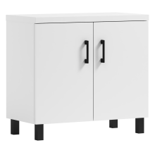 Meuble de salle de bain blanc ROCO 80 pour lavabo