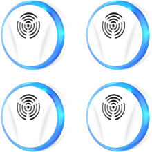 Confezione da 4 repellenti per parassiti a ultrasuoni, per interni, da collegare alla presa elettrica, efficaci contro topi, ragni