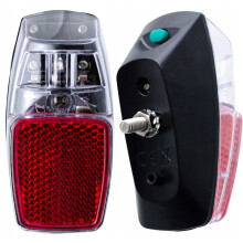 Lámpara LED para bicicleta JY591 con reflector para guardabarros.
