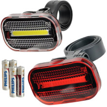 Juego de luces LED COB 2K para bicicleta (delantera y trasera)