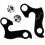 SUPPORTO PER CAMBIO IN ALLUMINIO DP39 KROSS ROMET 1