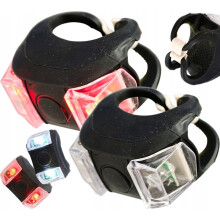 Éclairage de vélo LED, lampe avant/arrière, lot de 2