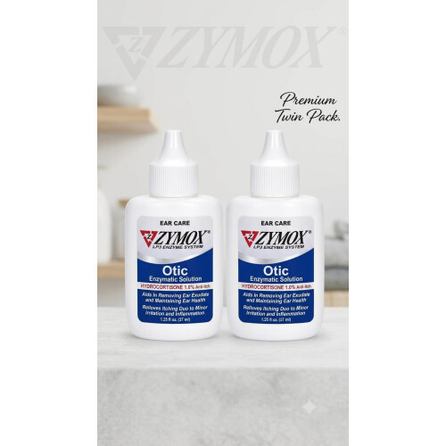 Zymox Otic Enzymatic Solution With Hydrocortisone 125 Oz (pack Of 2)